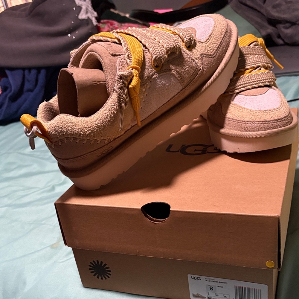 UGG Tan and Yellow Casual Boots - Picture 3 of 4